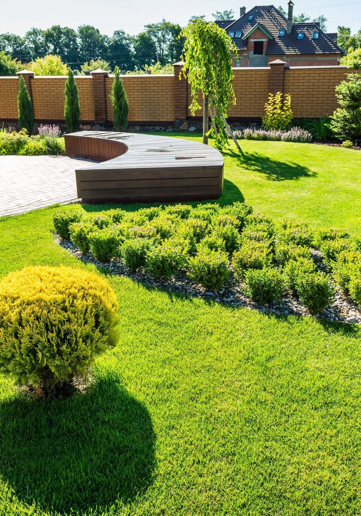 beautiful landscaping with beautiful plants